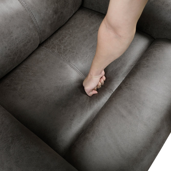 Pagosa Reclining Loveseat — Gray Manual