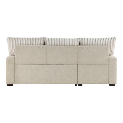 Gallatin 2-Piece Sectional with Left Chaise and Drop-Down Cup holders, Storage Pouch, Pull-out Bed and Hidden Storage