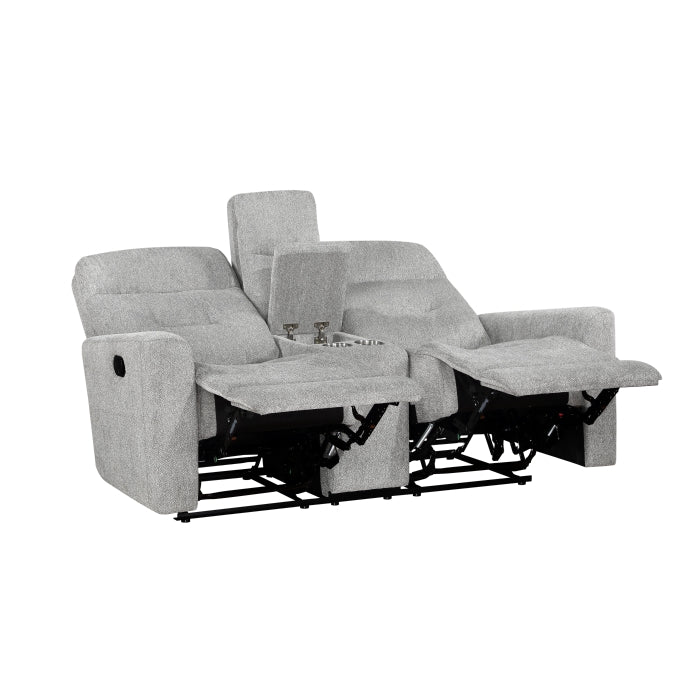 Lyndon Double Reclining Love Seat with Center Console