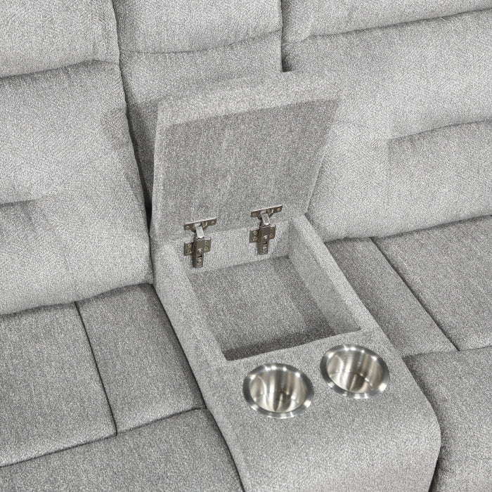 Lyndon Double Reclining Love Seat with Center Console