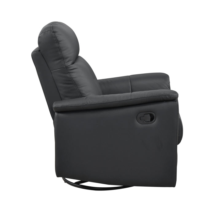 9620BLK-1 Swivel Glider Reclining Chair