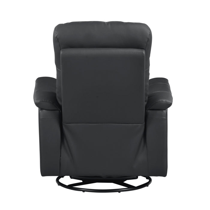 9620BLK-1 Swivel Glider Reclining Chair