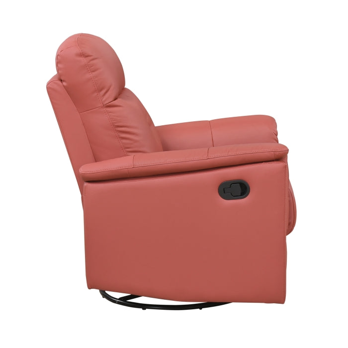 9620RED-1 Swivel Glider Reclining Chair