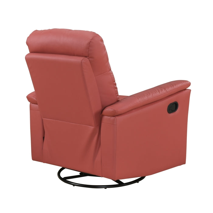 9620RED-1 Swivel Glider Reclining Chair