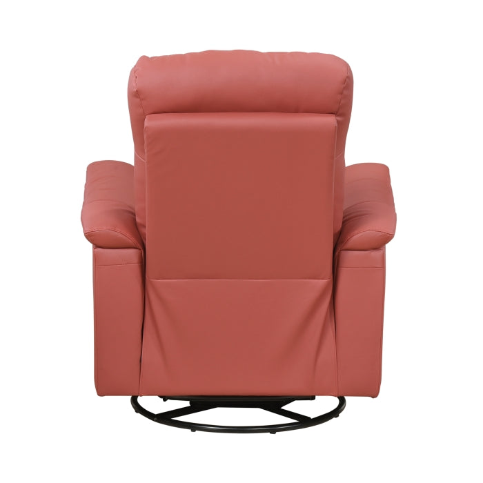 9620RED-1 Swivel Glider Reclining Chair
