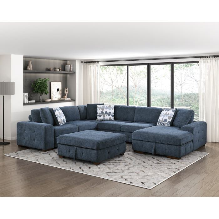 Raife Storage Ottoman (9624BU-4)