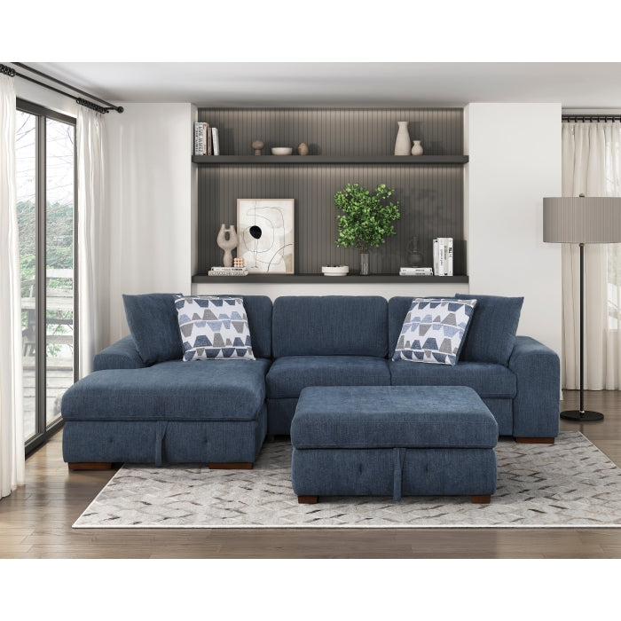 Raife Storage Ottoman (9624BU-4)