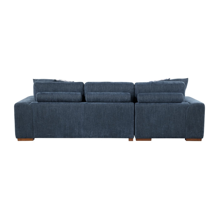 Raife 2-Piece Sectional with Left Chaise (9624BU*2LC2R)
