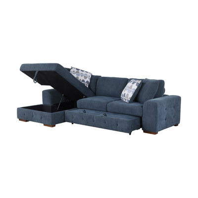 Raife 2-Piece Sectional with Left Chaise (9624BU*2LC2R)
