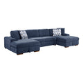 9624BU*3LCRC 3-Piece Sectional with Left and Right Chaise