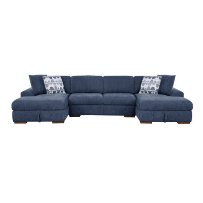 9624BU*3LCRC 3-Piece Sectional with Left and Right Chaise