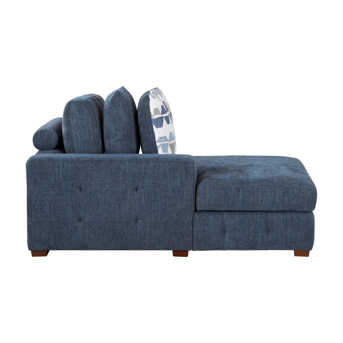 9624BU*3LCRC 3-Piece Sectional with Left and Right Chaise