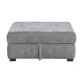 Raife Storage Ottoman (9624GY-4)