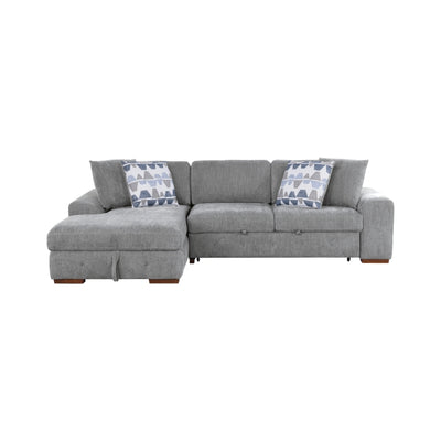 Raife 2-Piece Sectional with Left Chaise (9624GY*2LC2R)