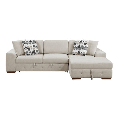 Raife 2-Piece Sectional with Right Chaise (9624TP*22LRC)