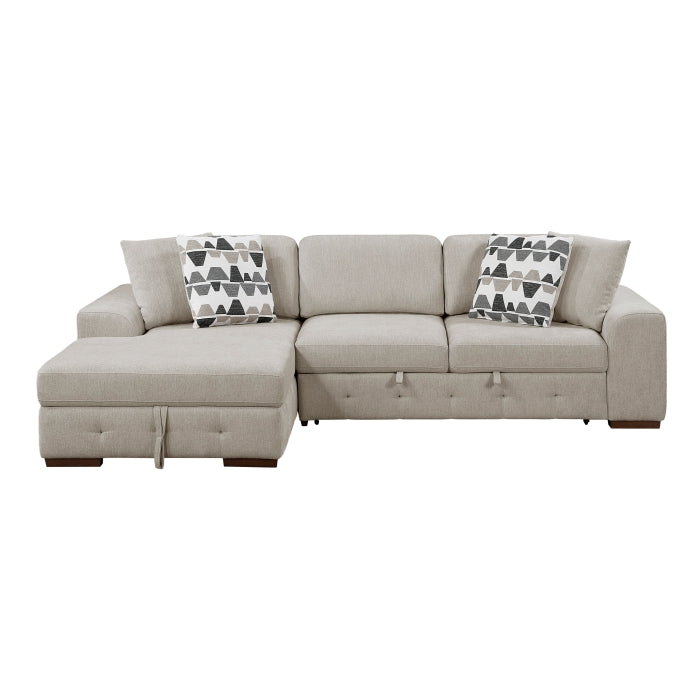 Raife 2-Piece Sectional with Left Chaise (9624TP*2LC2R)