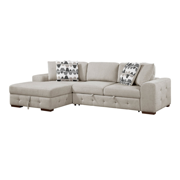 Raife 2-Piece Sectional with Left Chaise (9624TP*2LC2R)
