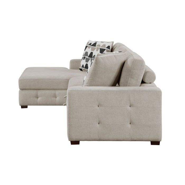 Raife 2-Piece Sectional with Left Chaise (9624TP*2LC2R)