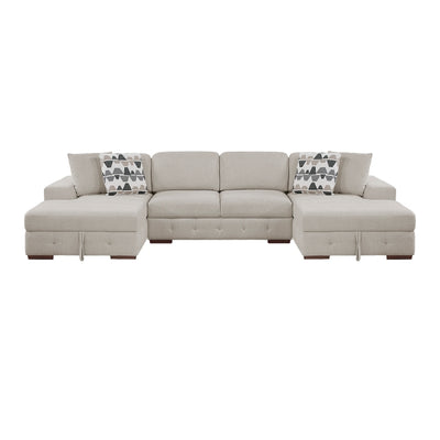 9624TP*3LCRC 3-Piece Sectional with Left and Right Chaise