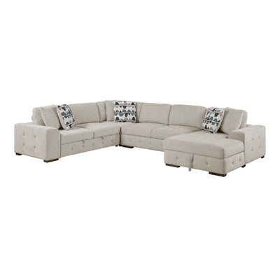 Raife 4-Piece Sectional with Right Chaise