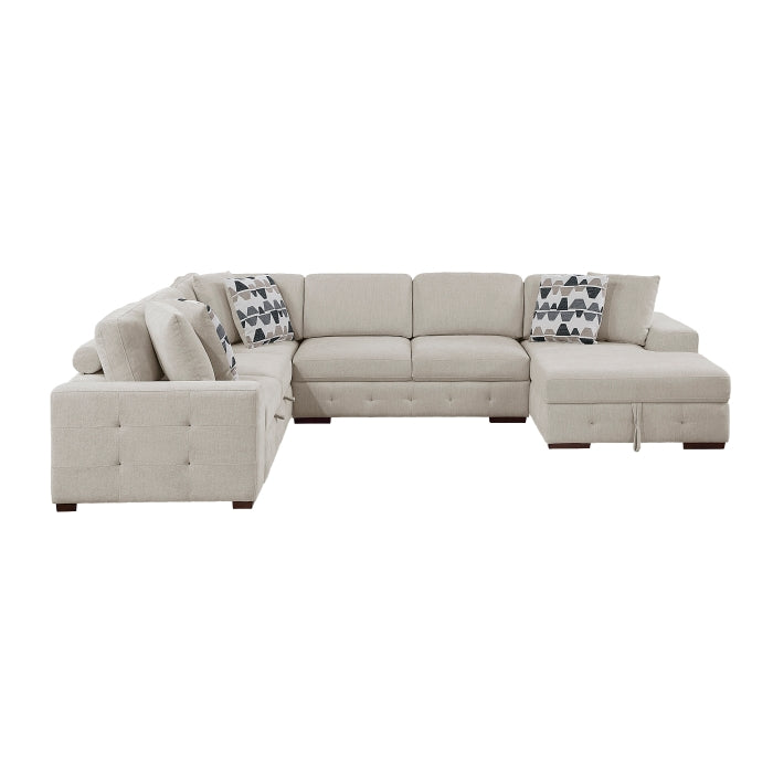Raife 4-Piece Sectional with Right Chaise