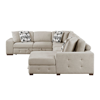 Raife 4-Piece Sectional with Right Chaise
