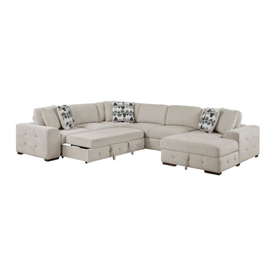 Raife 4-Piece Sectional with Right Chaise