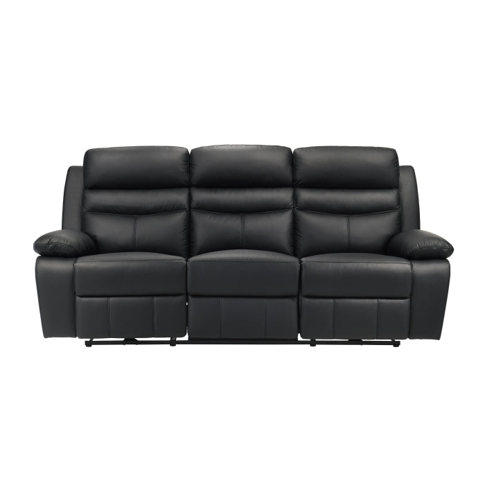 Hancock Power Double Reclining Sofa (9628BLK-3PW)
