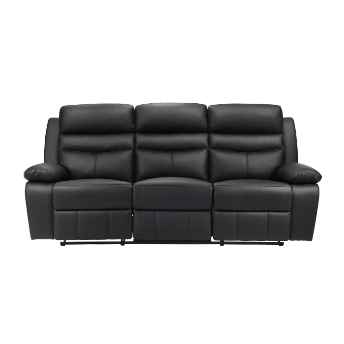 Hancock Double Reclining Sofa (9628BLK-3)
