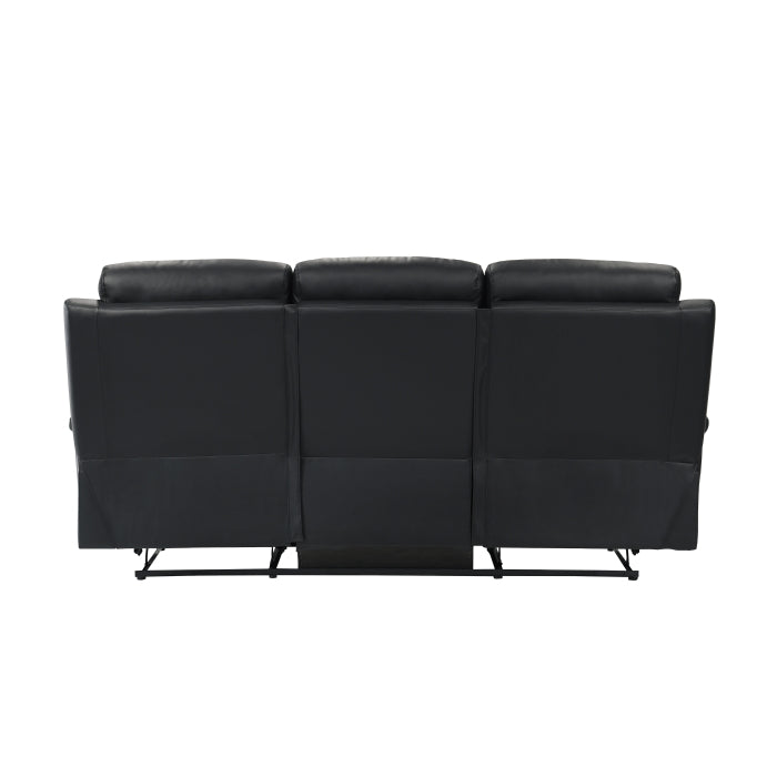Hancock Double Reclining Sofa (9628BLK-3)