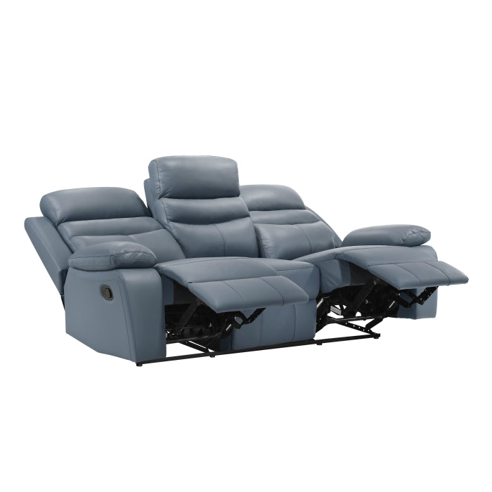 Hancock Double Reclining Sofa (9628BUE-3)