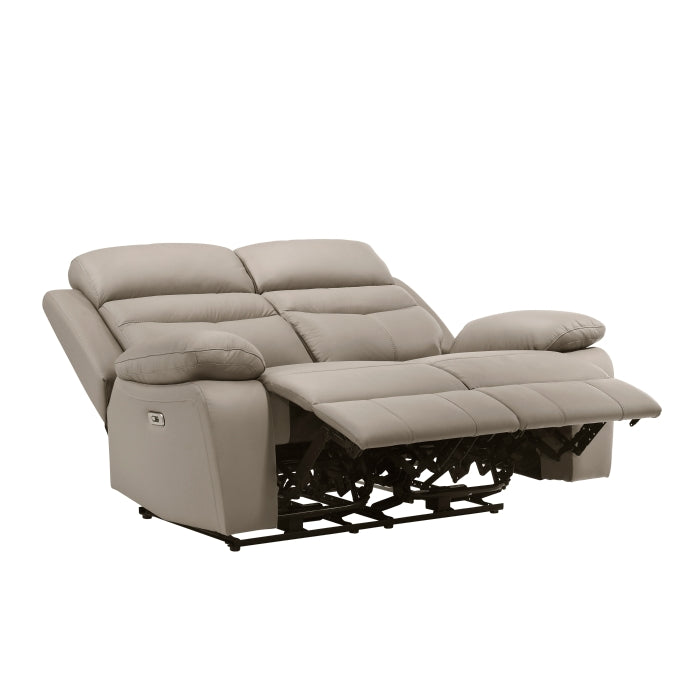 Hancock Power Double Reclining Love Seat (9628LTE-2PW)