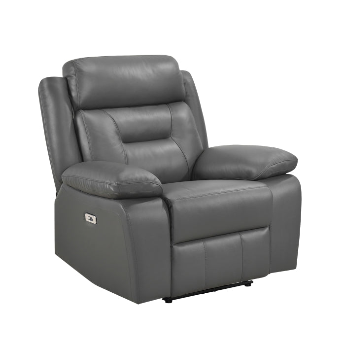 Laconia Power Reclining Chair (9629DGY-1PW)