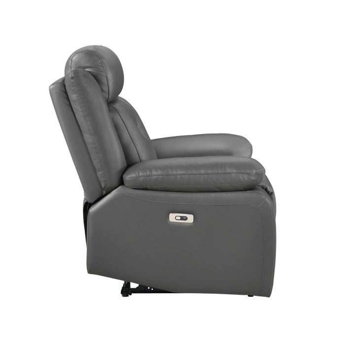 Laconia Power Reclining Chair (9629DGY-1PW)