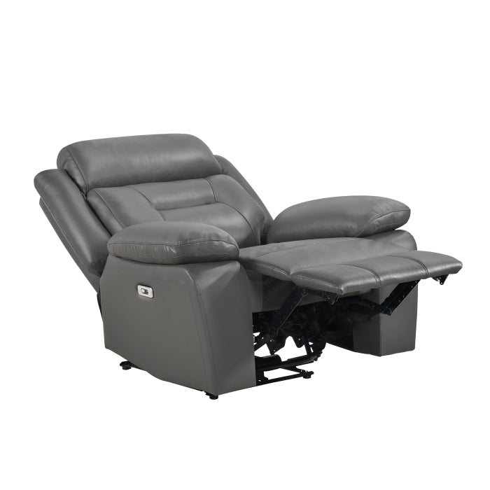Laconia Power Reclining Chair (9629DGY-1PW)