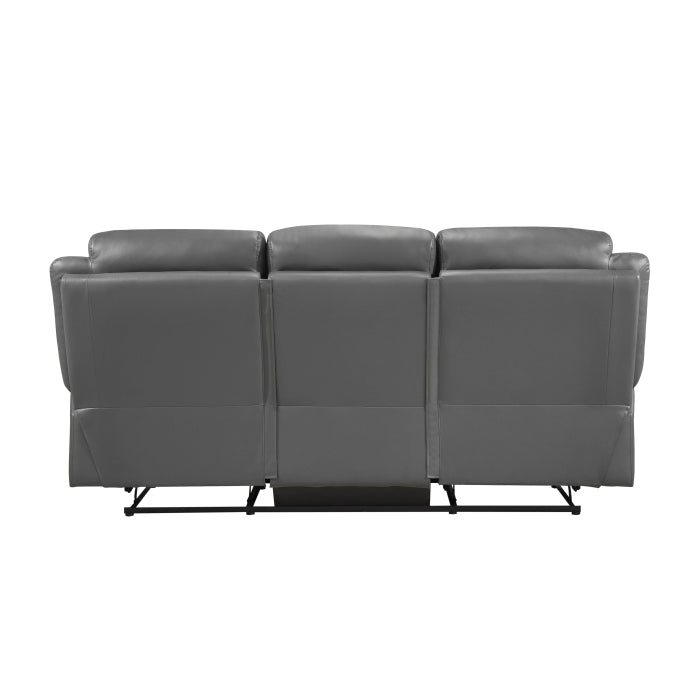 Laconia Double Reclining Sofa (9629DGY-3)