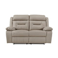 Laconia Latte Manual Reclining Loveseat — Laconia Double Reclining Love Seat (9629LTE-2)
