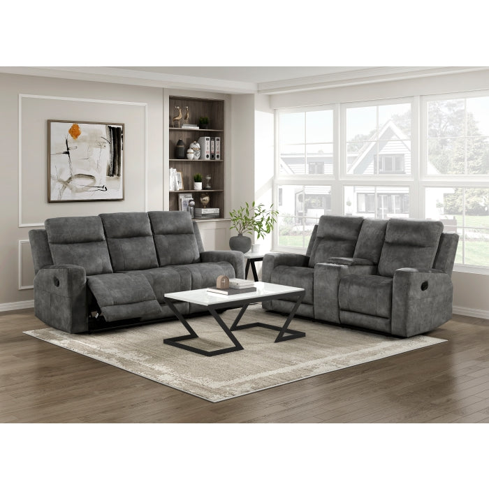 Muncie Double Reclining Sofa (9635DG-3)