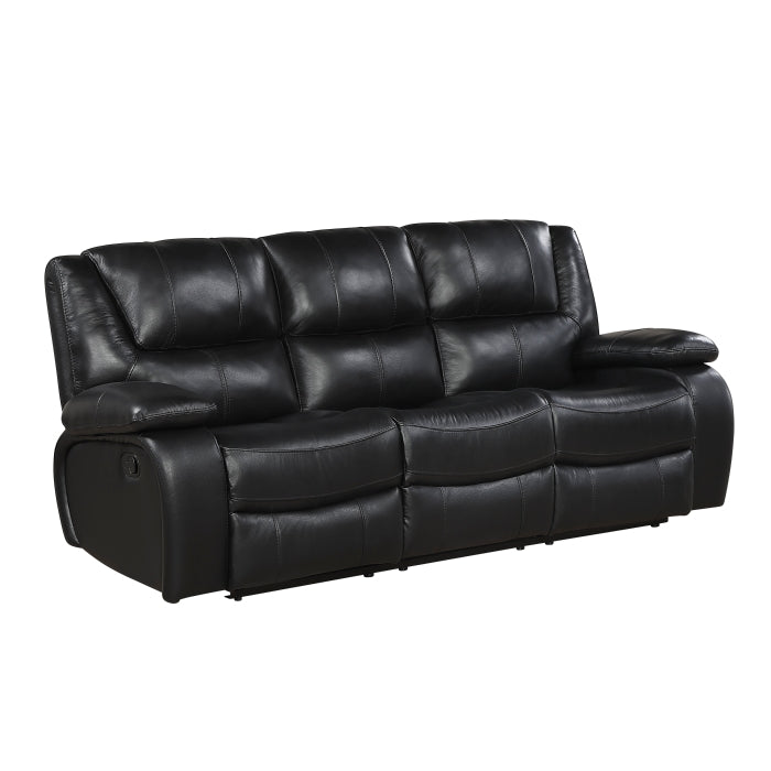 Ellicott Double Reclining Sofa (9639BK-3)