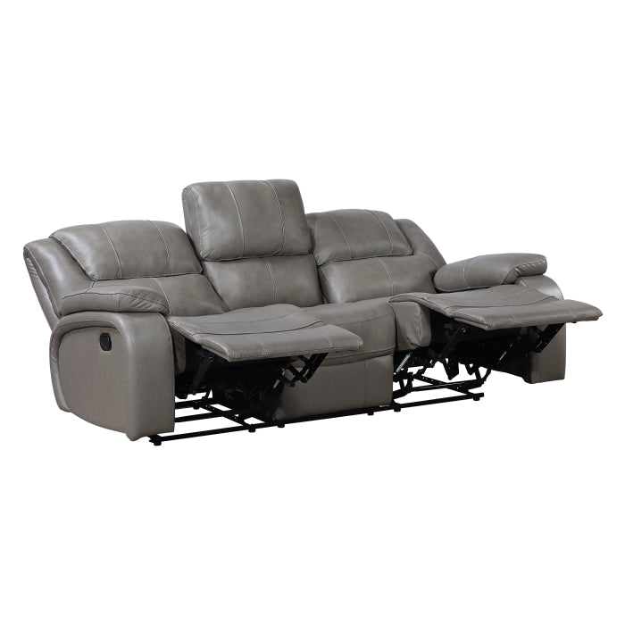 Ellicott Double Reclining Sofa (9639GY-3)