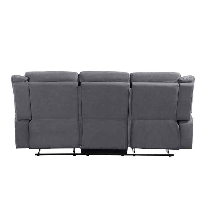Dean Double Reclining Sofa (9646GY-3)