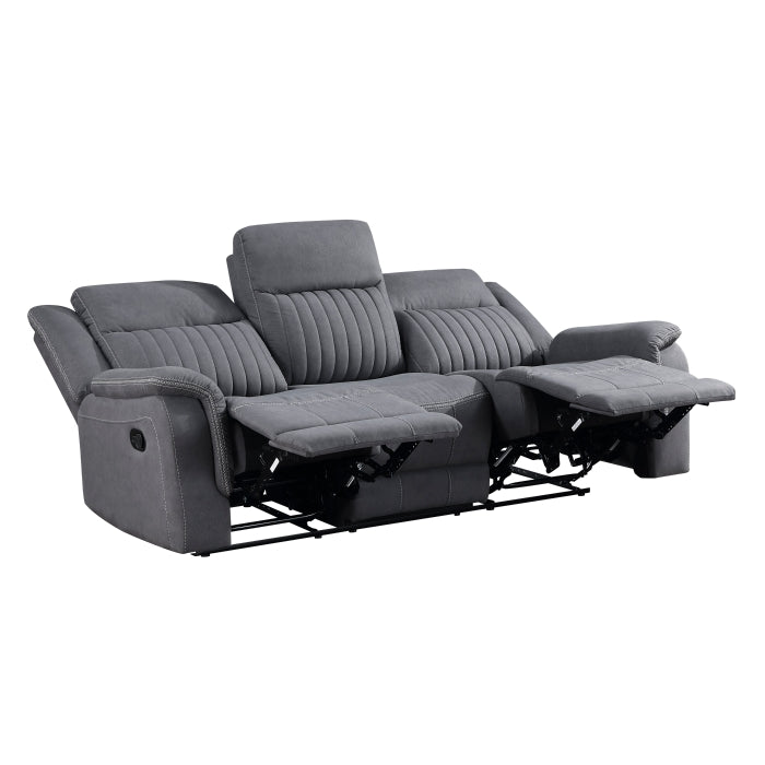 Dean Double Reclining Sofa (9646GY-3)