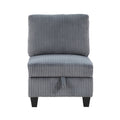 Armless Chair with Storage - Walterboro - front product view