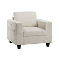 Walterboro Chair with Storage Pouches and Charging Ports (9650NBE-1)