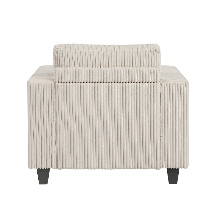 Walterboro Chair with Storage Pouches and Charging Ports (9650NBE-1)