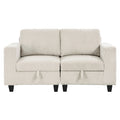 Walterboro Love Seat with Storage, Storage Pouches and Charging Ports (9650NBE-2*)