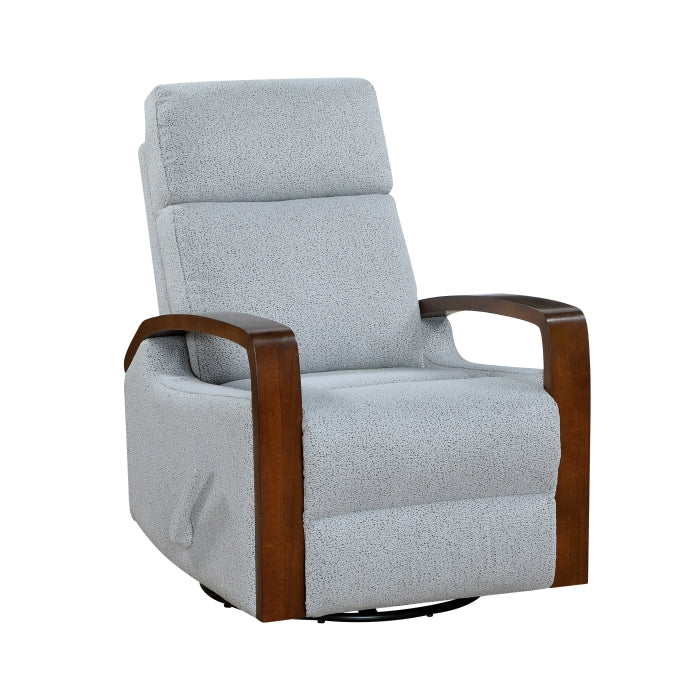 Margerie Swivel Glider Reclining Chair (9659GRY-1)