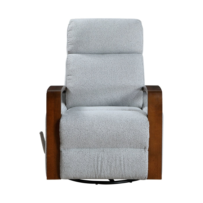 Margerie Swivel Glider Reclining Chair (9659GRY-1)