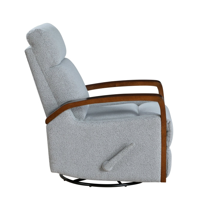 Margerie Swivel Glider Reclining Chair (9659GRY-1)