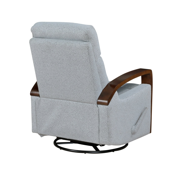 Margerie Swivel Glider Reclining Chair (9659GRY-1)